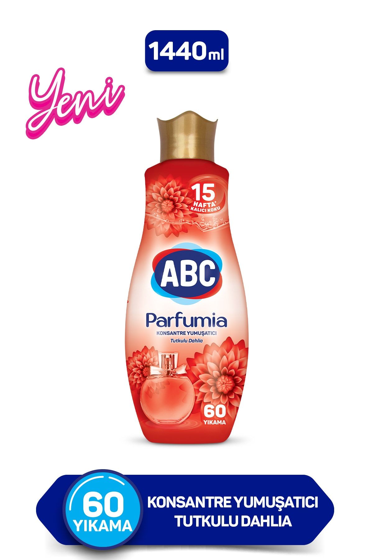 ABC Parfumia Konsantre Yumuşatıcı Tutkulu Dahlia 60 Yıkama 1440Ml