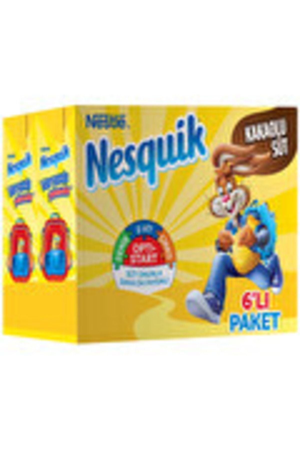Nestle Nestlé® Nesquık® Kakaolu Süt 6x180 Ml * 5 Adet