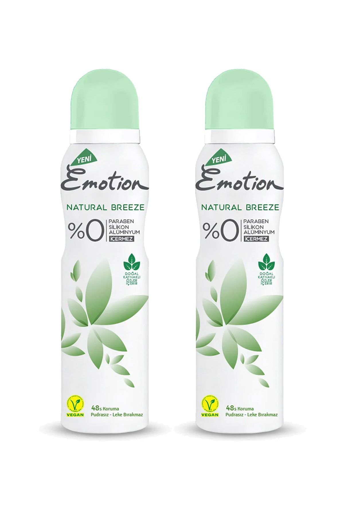 Emotion Natural Breeze Deodorant 150 ml X 2 Adet 86905860185862