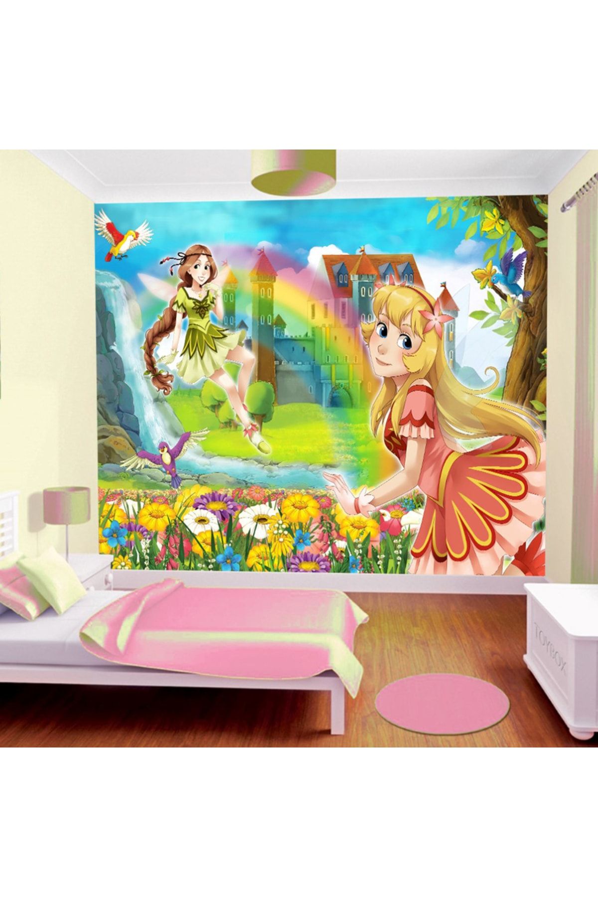 FX WallCoverings Prensesler Çocuk Odası Duvar Kağıdı 3