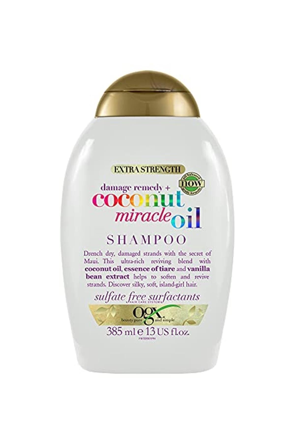 OGX Yıpranma Karşıtı Coconut Miracle Oil Sülfatsız Şampuan (385 Ml)