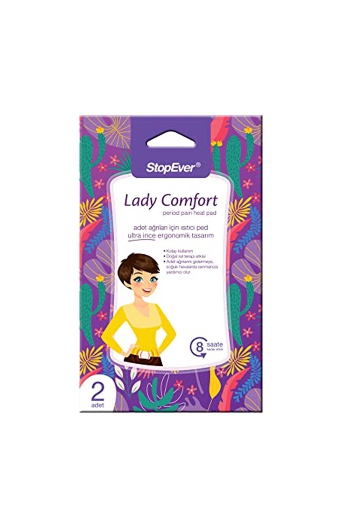 StopEver Lady Comfort -adet Ağrıları Için Isıtıcı Ped, 2 Paket