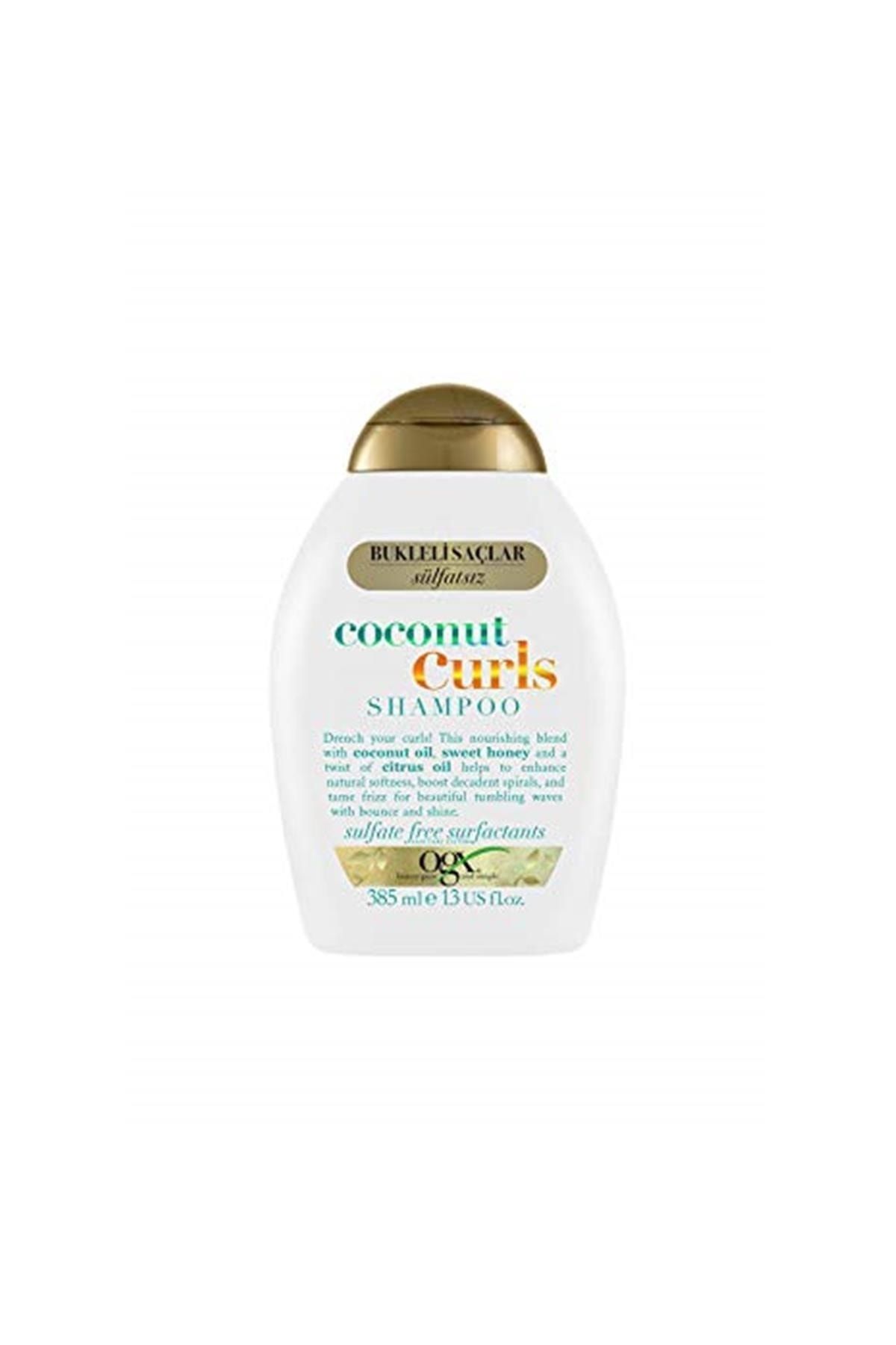 OGX Bukleli Saçlar Için Nemlendirici Coconut Curls Şampuan, 385 Ml