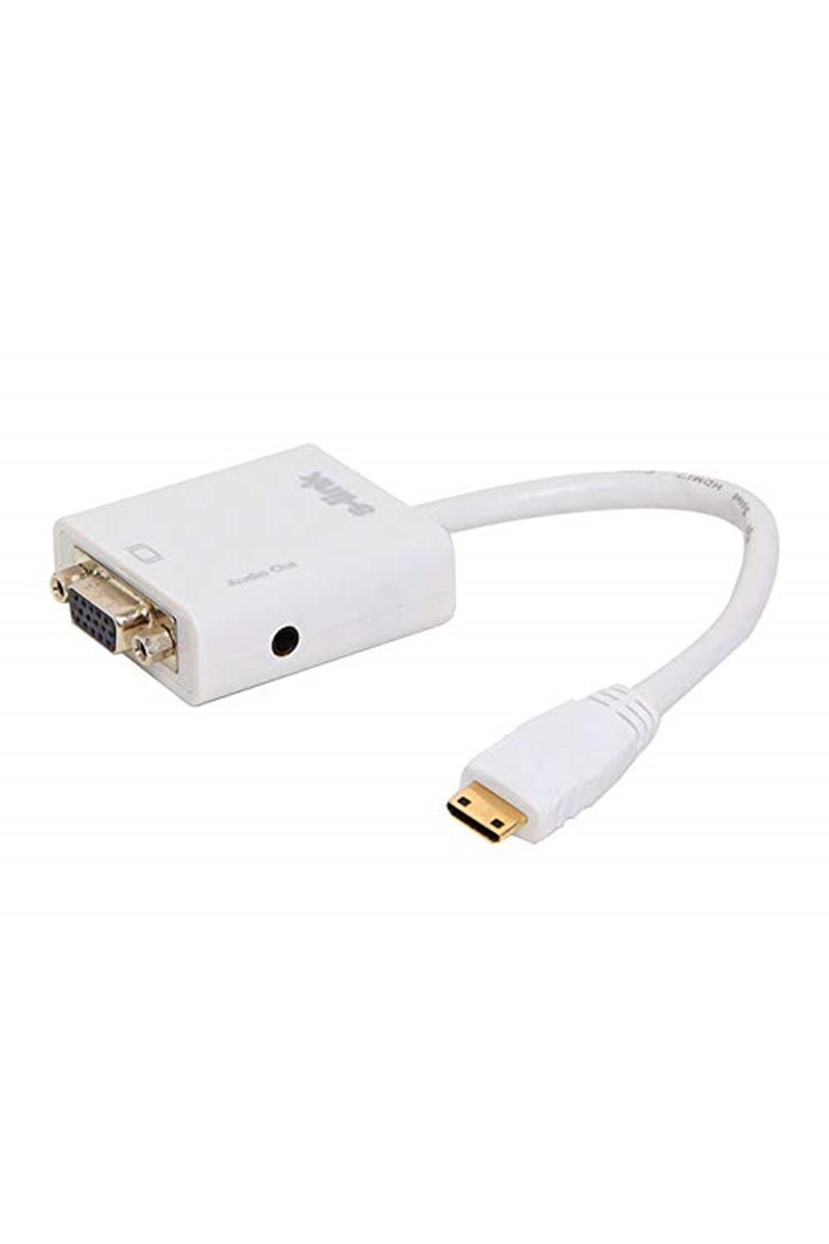 S-Link Sl-mhvs15 Mini Hdmı Erkek To Vga Dişi Audıo Çevirici