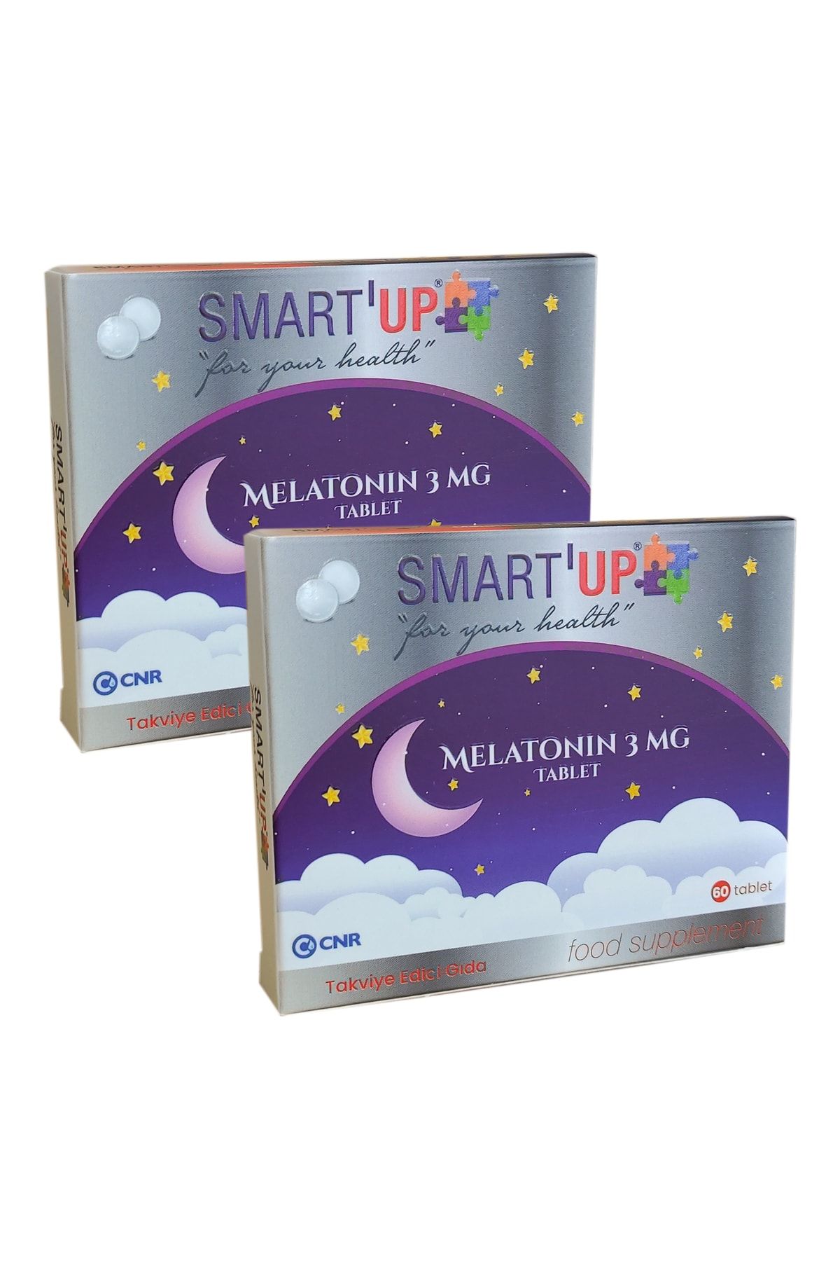 SMART UP Melatoninn 3mg (2 Kutu 120 Tablet)