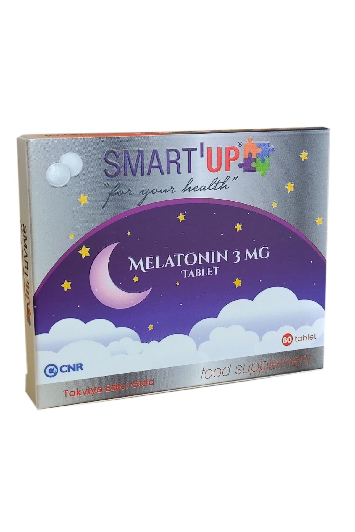 SMART UP Melatoninn 3mg (1 Kutu 60 Tablet)