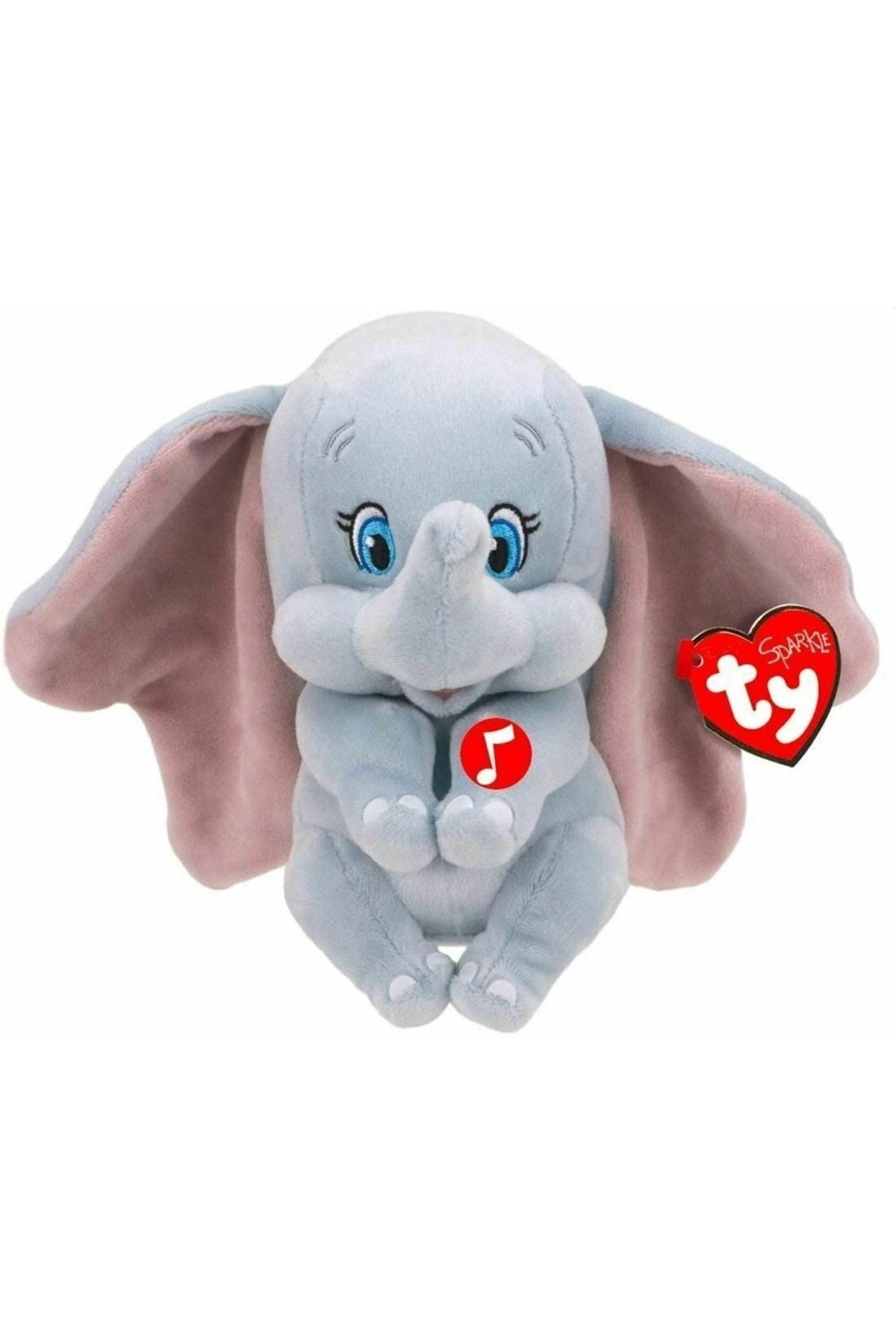 Genel Markalar TY Sparkle Sesli Sevimli Peluş Fil Dumbo 15 cm