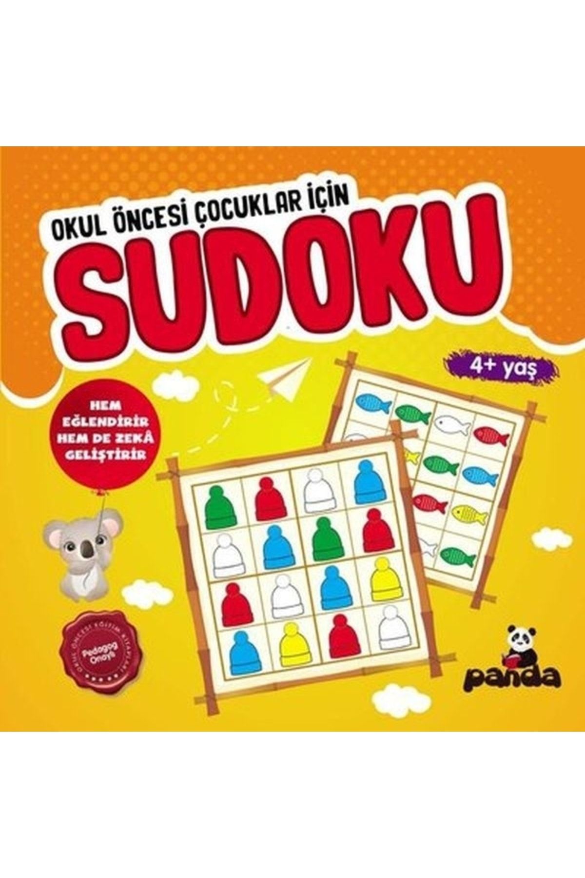 Beyaz Panda Yayınları Sudoku 4+ Yaş - Okul Öncesi Çocuklar Için