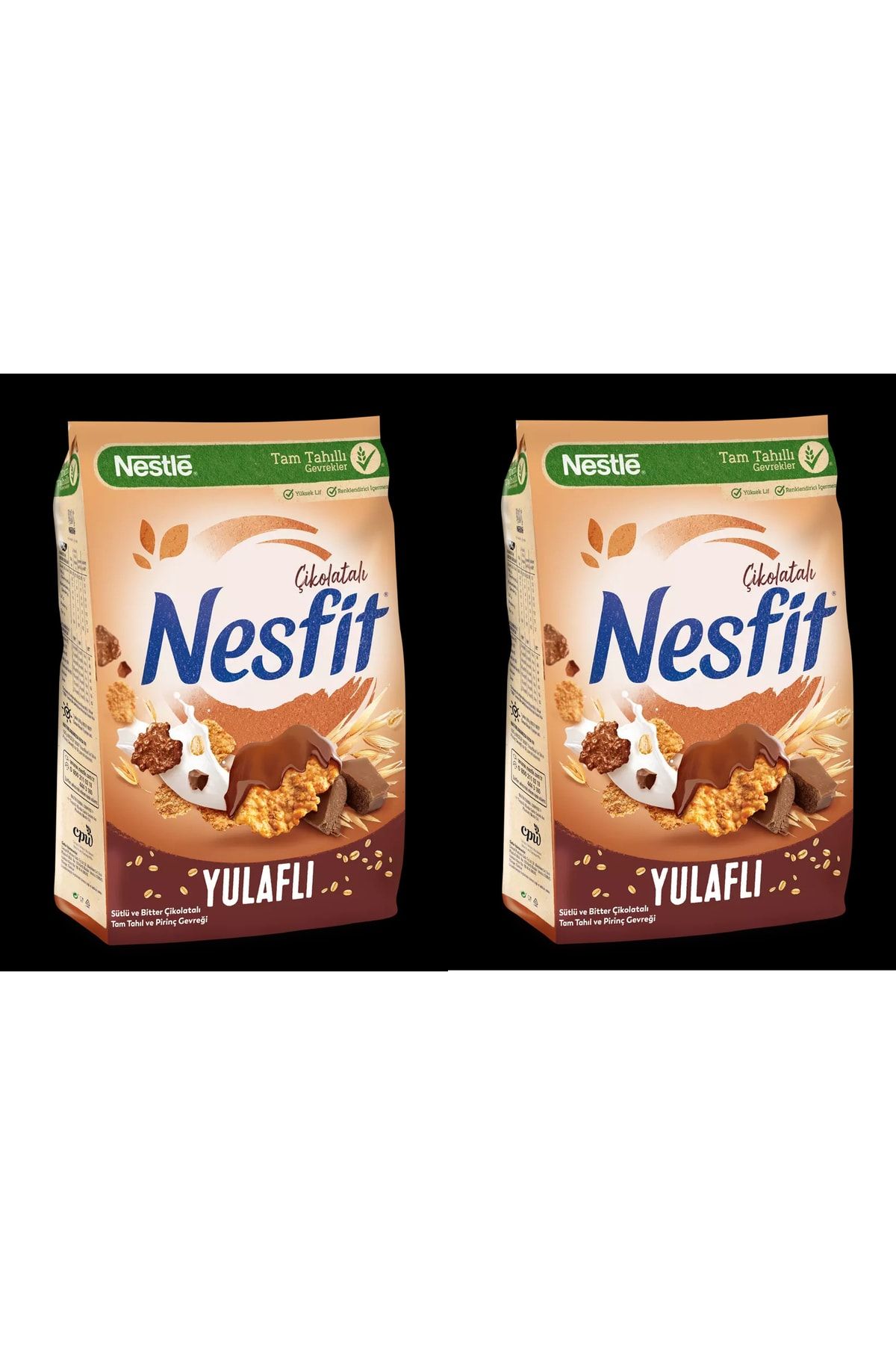 Nestle Çikolatalı Tam Tahıl Ve Pirinç Gevreği 400 Gr X 2 Paket