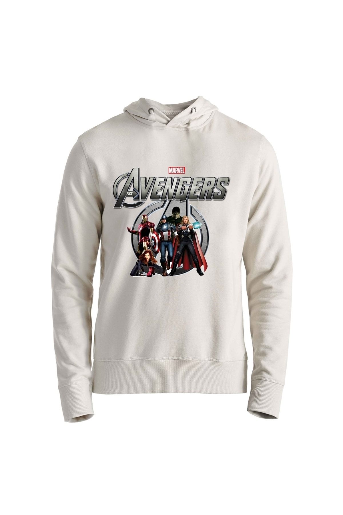 Alfa Tshirt Unisex Beyaz Avengers Sweatshirt