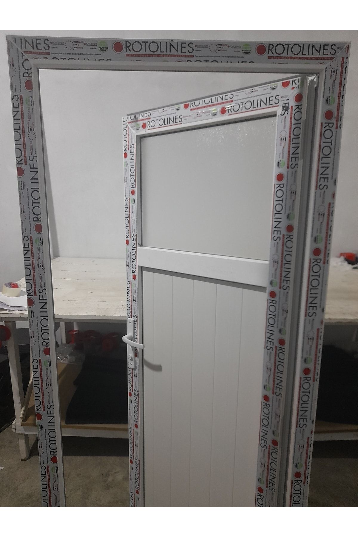 Cebeci Pvc Pimapen Banyo Wc Kapı 200x80 Sağ Içeri Açılır Görselde Görüldüğü Gibi