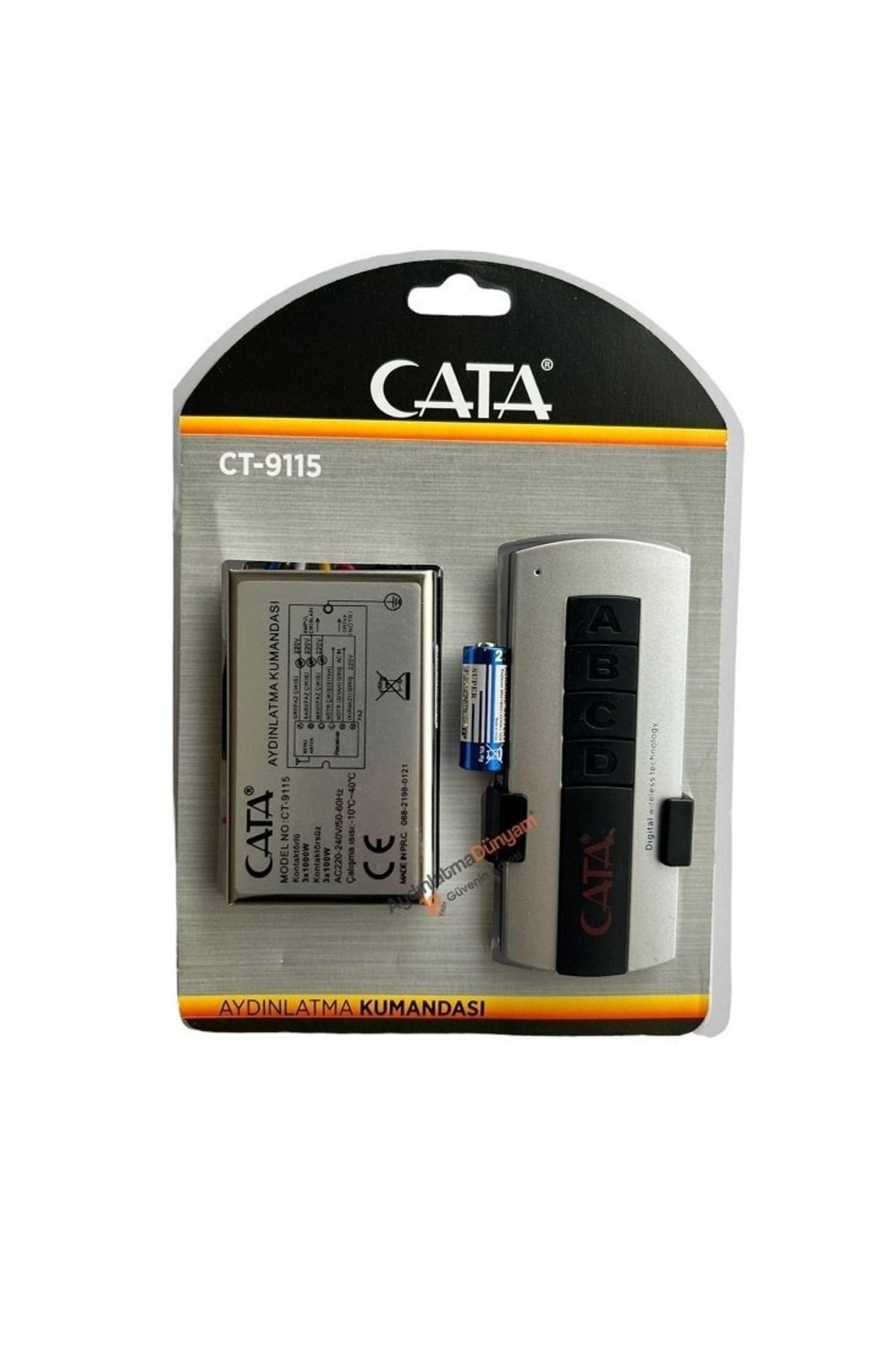 Cata 3x1000 W 3 Lü Avize Kumandası Ct-9115