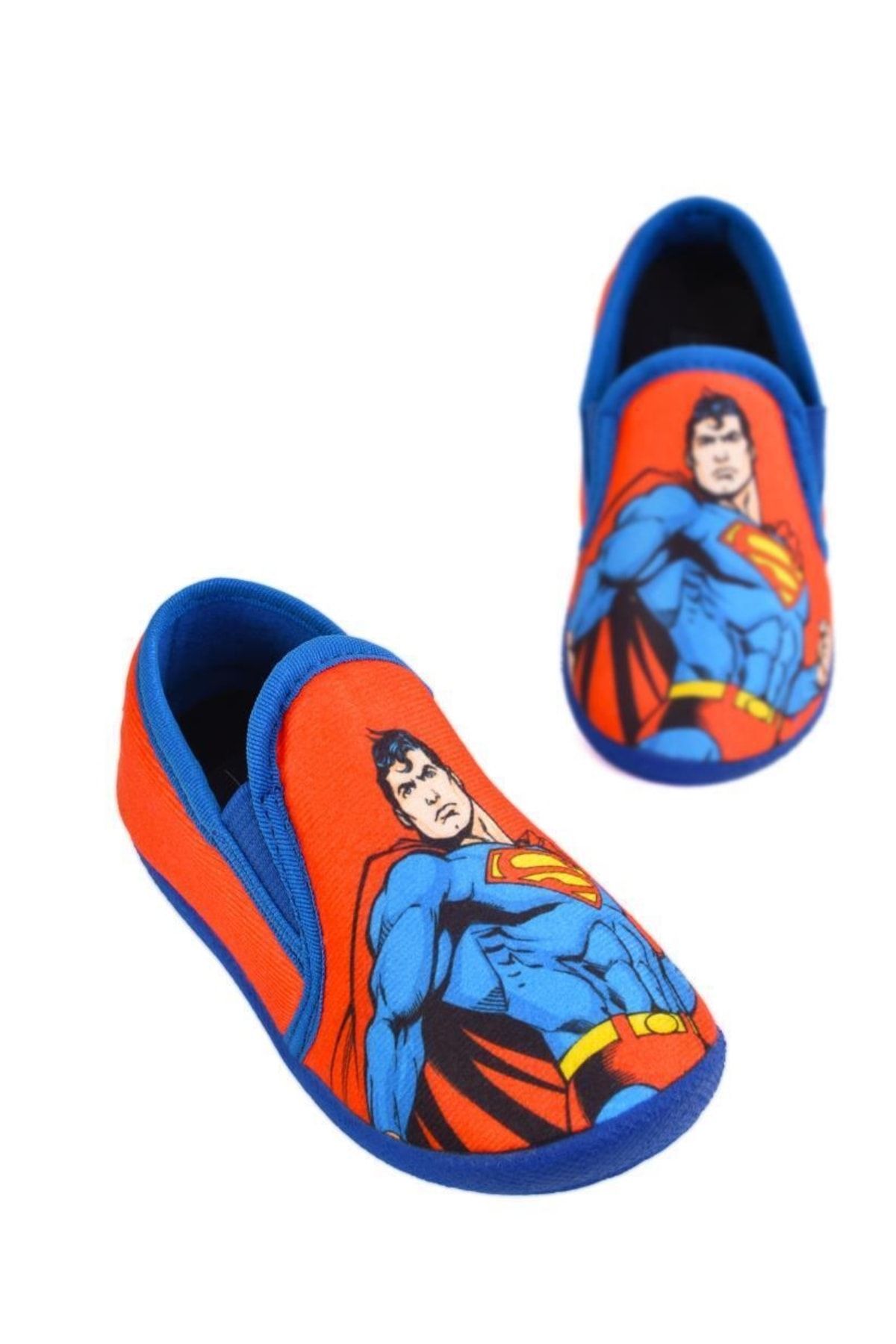 Superman Erkek Çocuk Anaokulu Ayakkabısı Ellaboni Panduf
