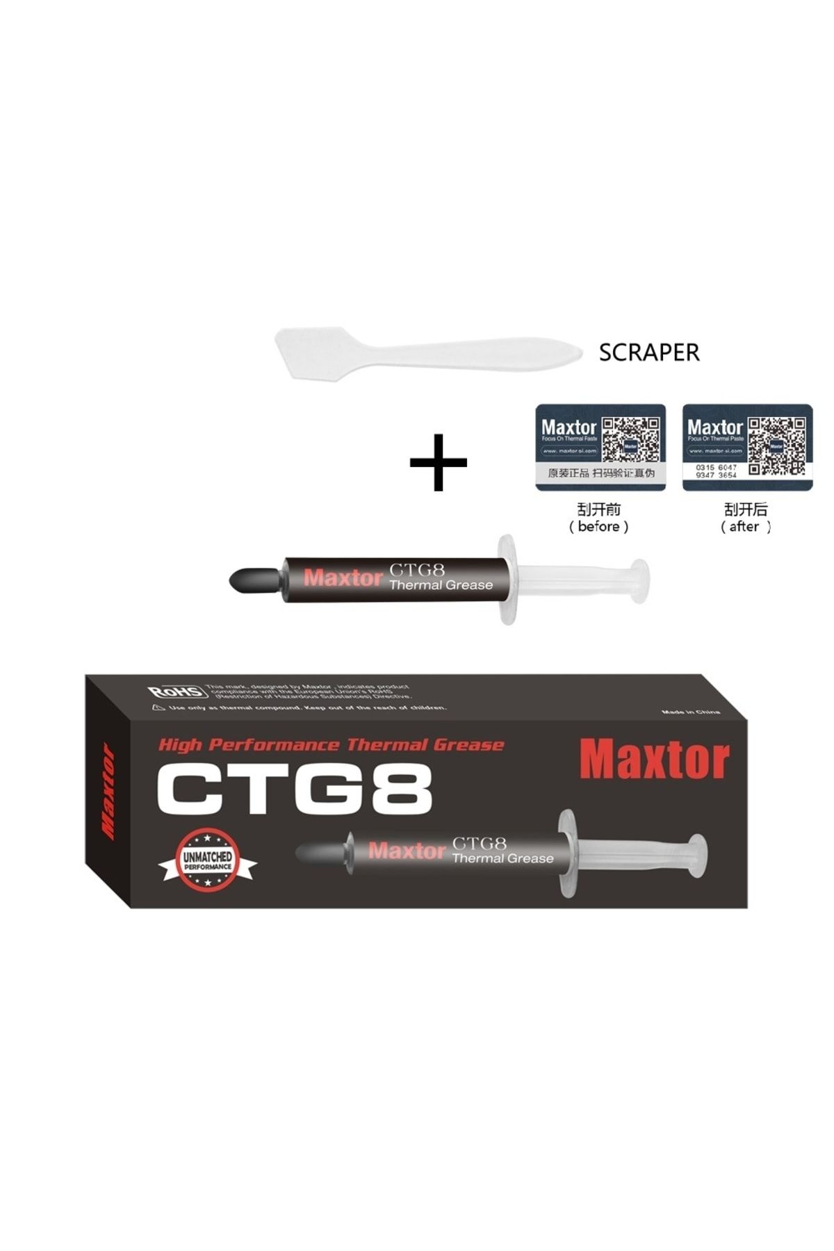 Maxtor Ctg8e Serisi 4 gr 12,8 W/m.k Termal Macun Adınıza Faturalı