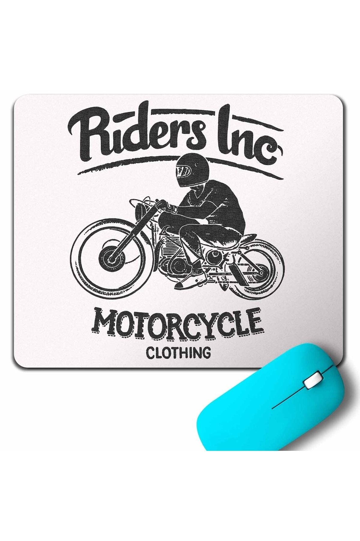 Kendim Seçtim Rıders Inc Motorcycle Clothıng Motosiklet Kask Mouse Pad