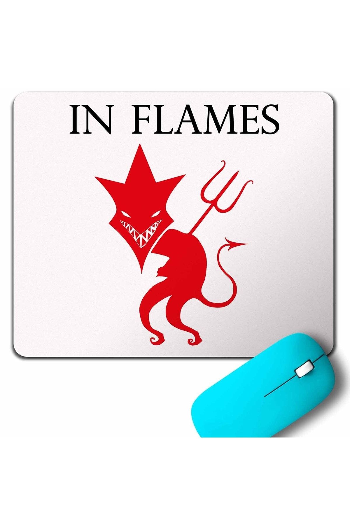 Kendim Seçtim In Flames Jesterhead Devıl Logo Mouse Pad