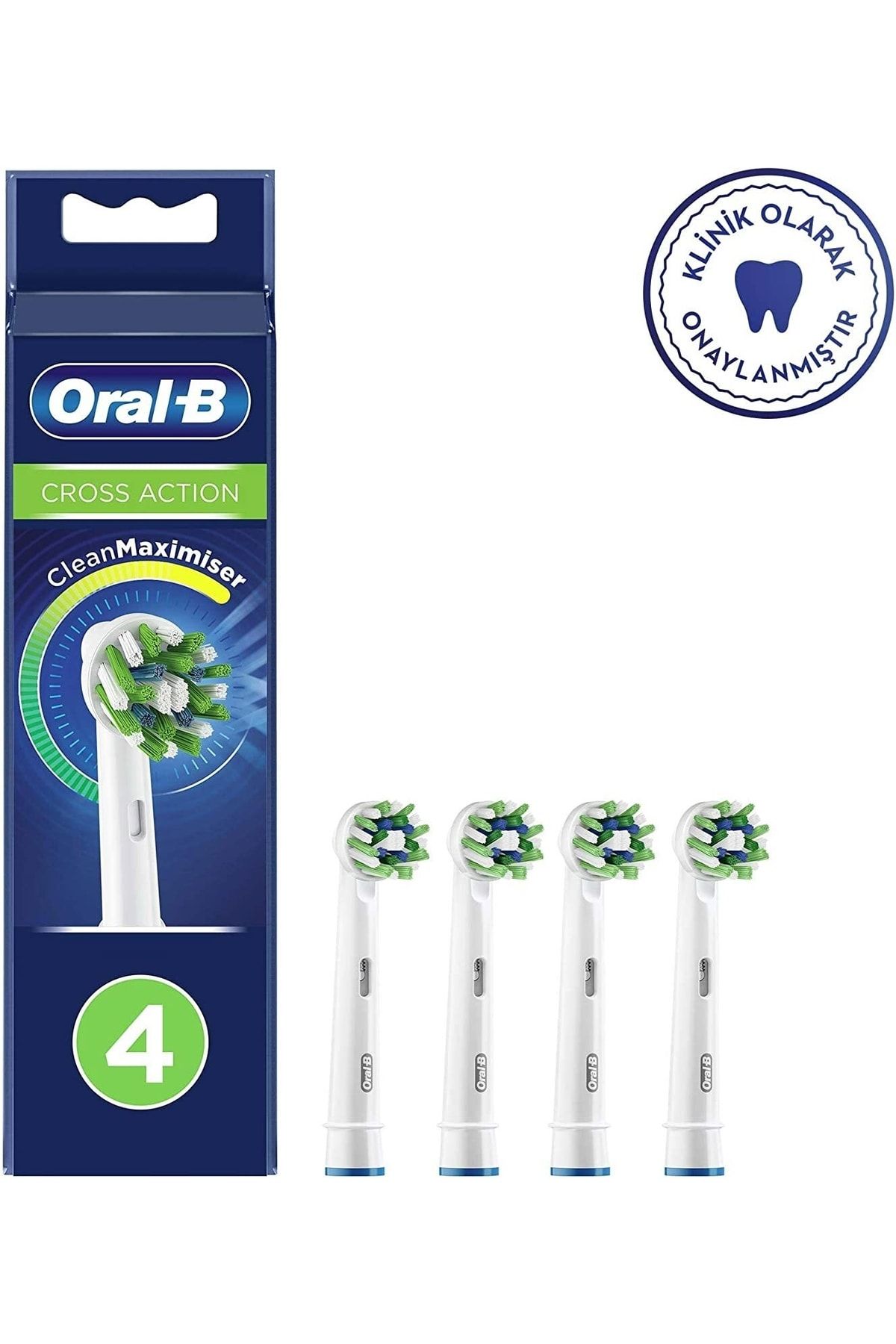 Oral-B Diş Fırçası Yedek Başlığı Clean Maximiser Cross Action 4 Lü