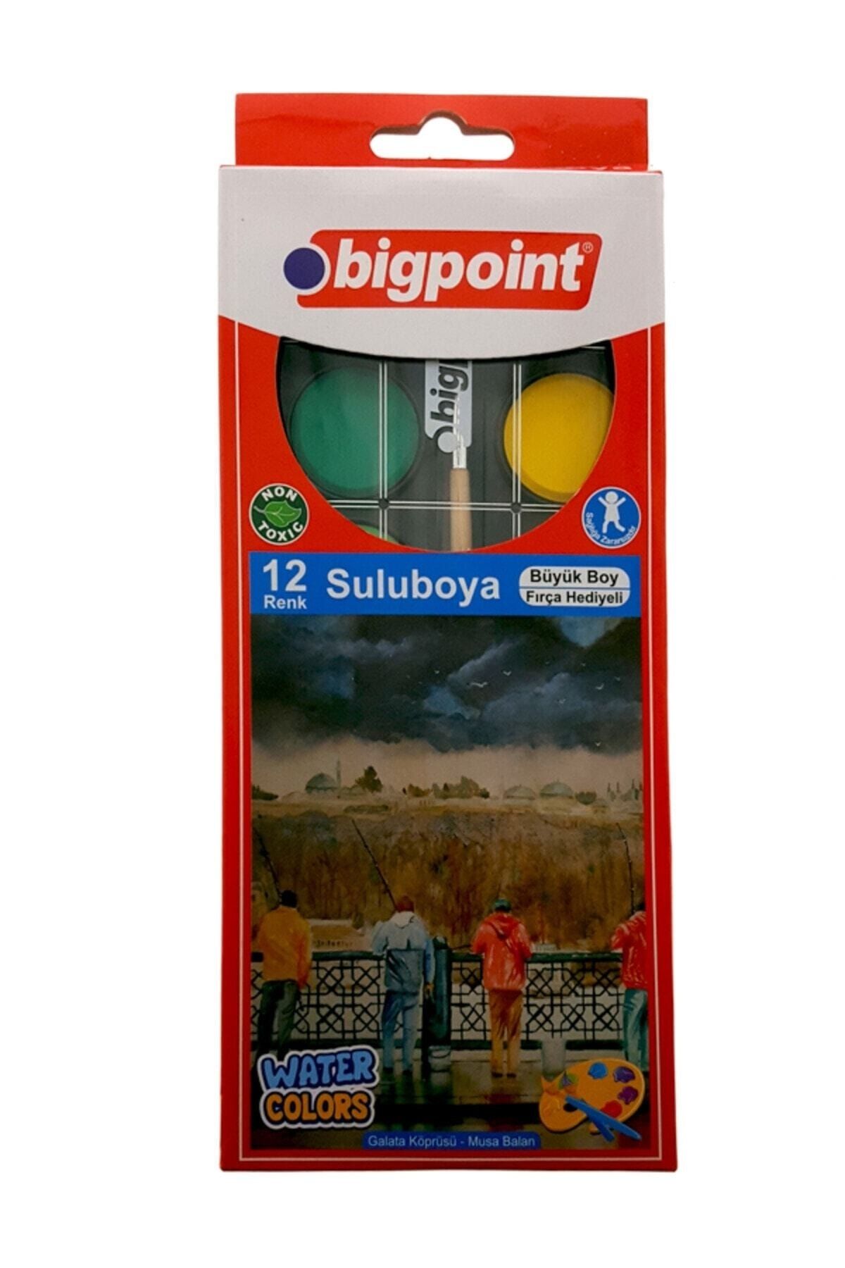 Bigpoint Suluboya 12 Renk Büyük Boy