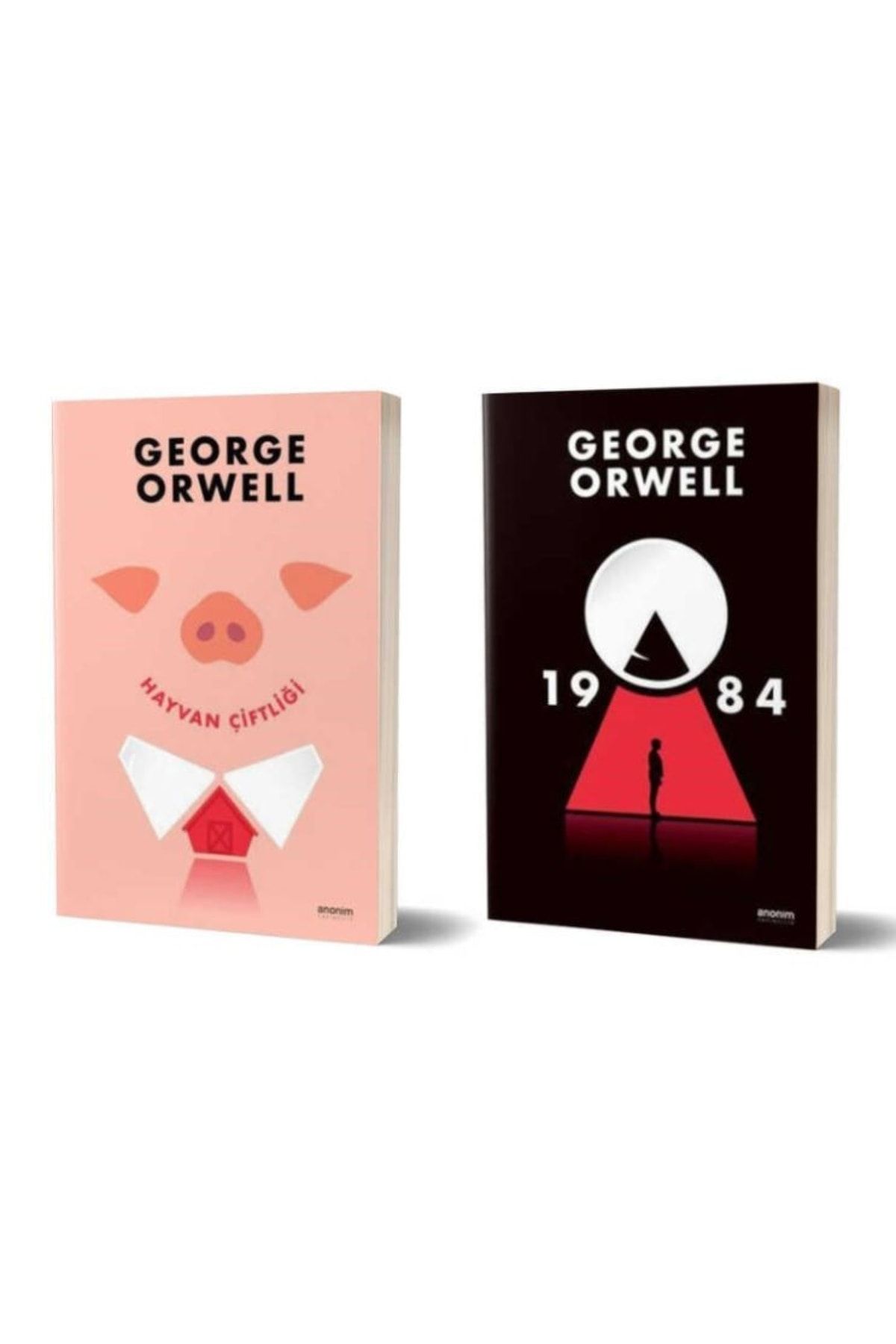 Anonim Yayınları George Orwell 2 Kitap Seti 1984+ Hayvan Çiftliği