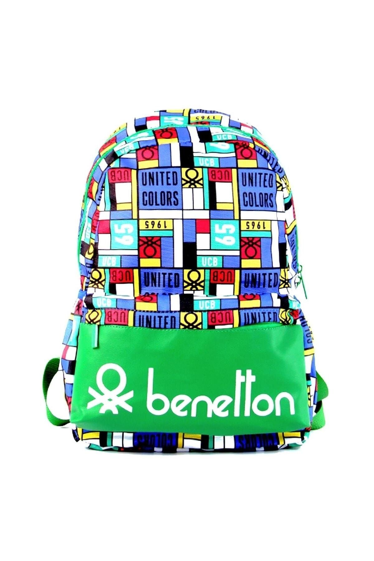 United Colors of Benetton Laptop Bölmeli Okul Sırt Çantası 2 Bölmeli (76119)