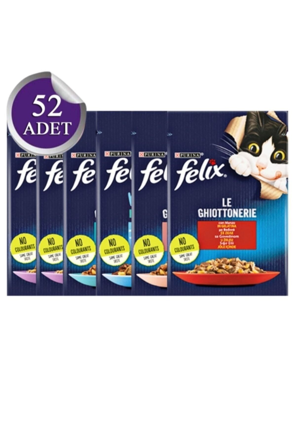 FELİX Felix Karışık Yaş Kedi Maması 52 Adet