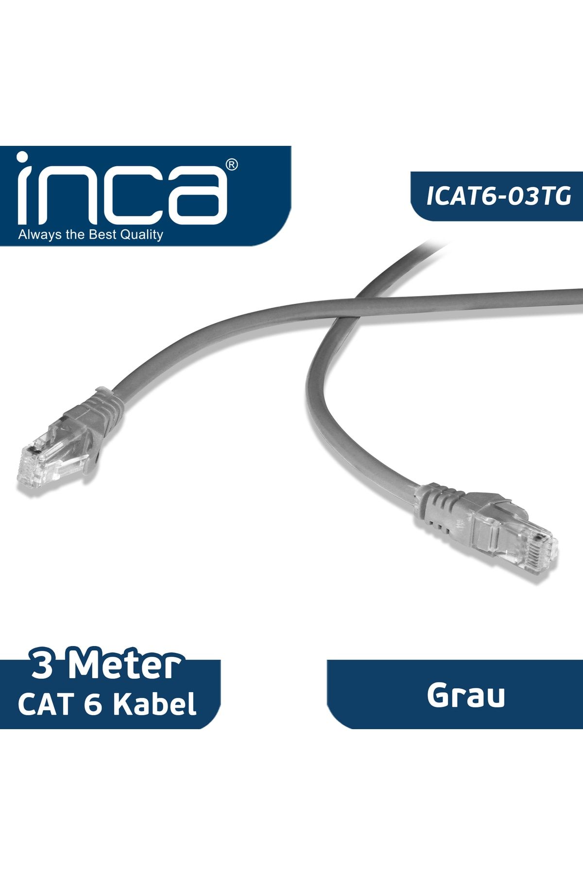 Inca Icat6-03tg Network Kablosu 3 Metre