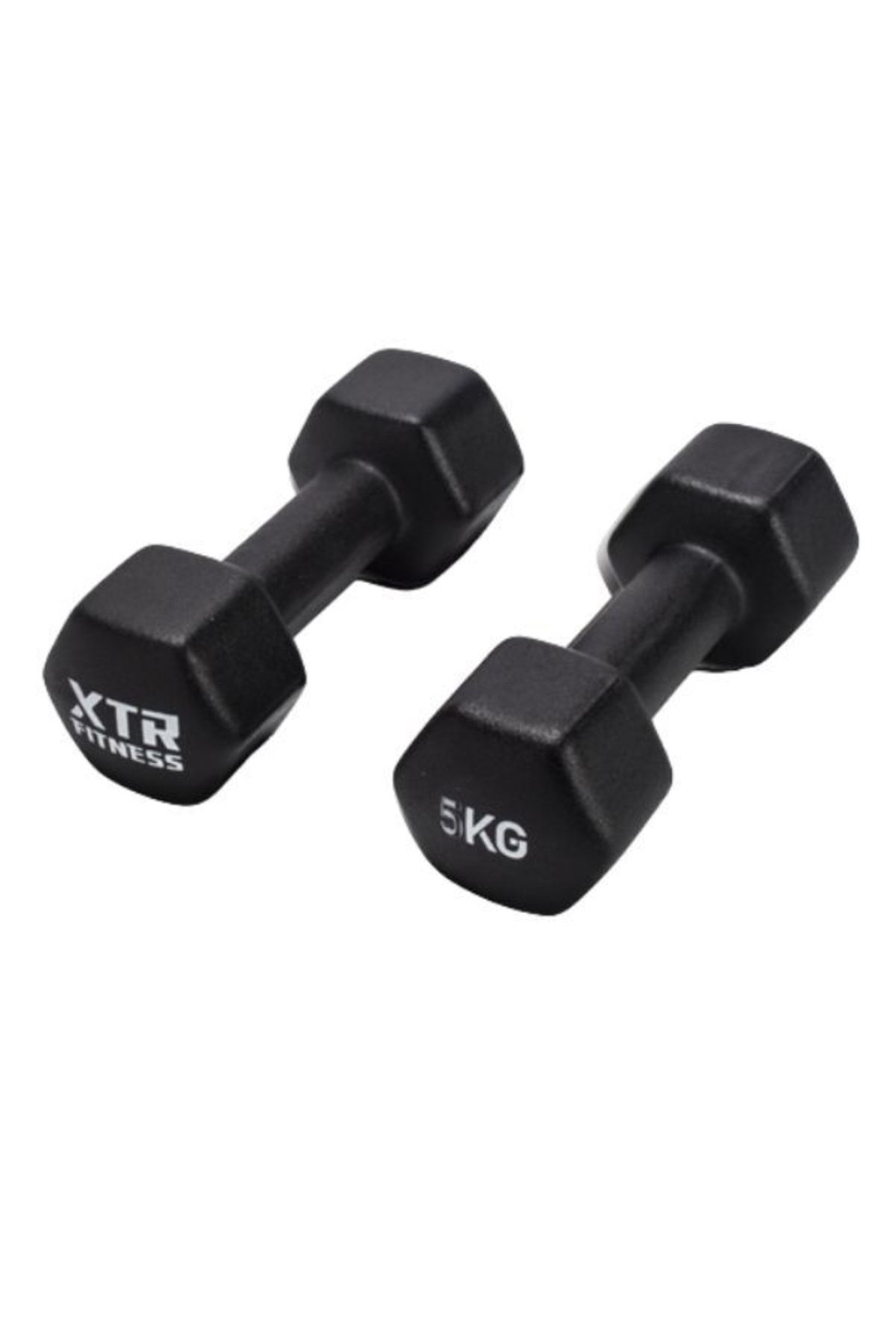 XTR Fitness Vinyl Neoprene Dambıl Seti 2 Adet 5 Kg