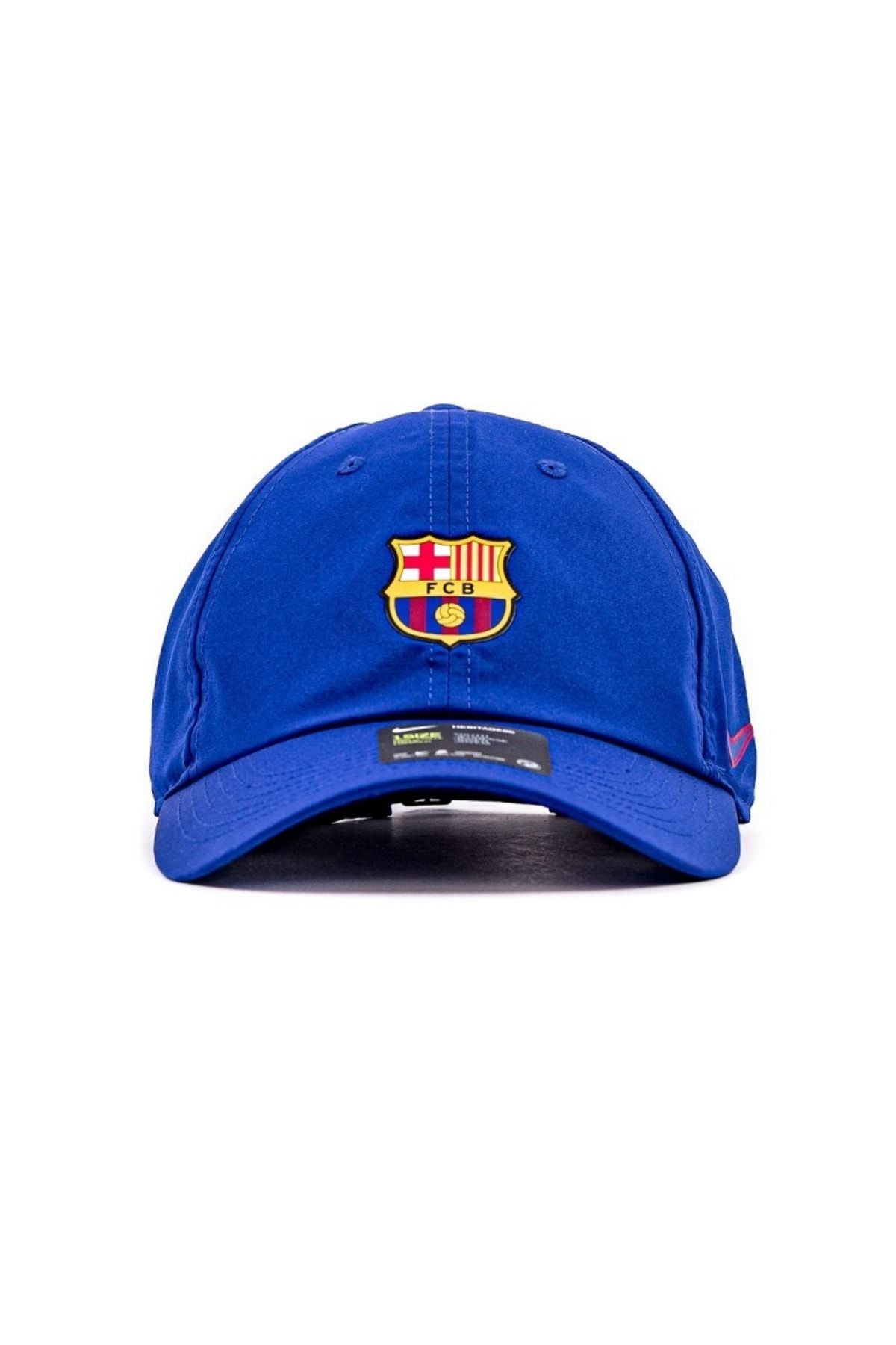 Nike Fc Barcelona Heritage86 Junior Dry Cap Blue - Şapka Cu7694-455