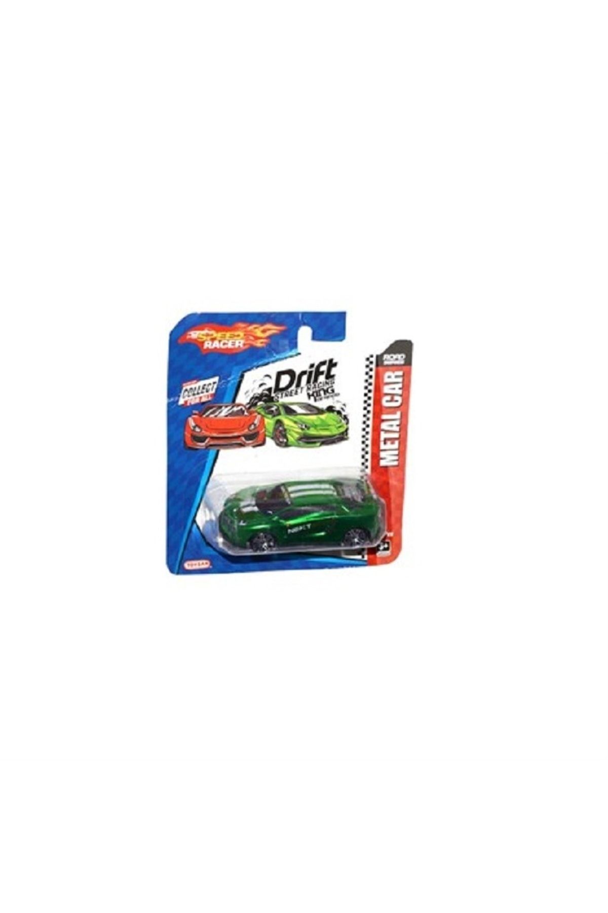 Toysan Speed Racer Tekli Metal Araba - Yeşil