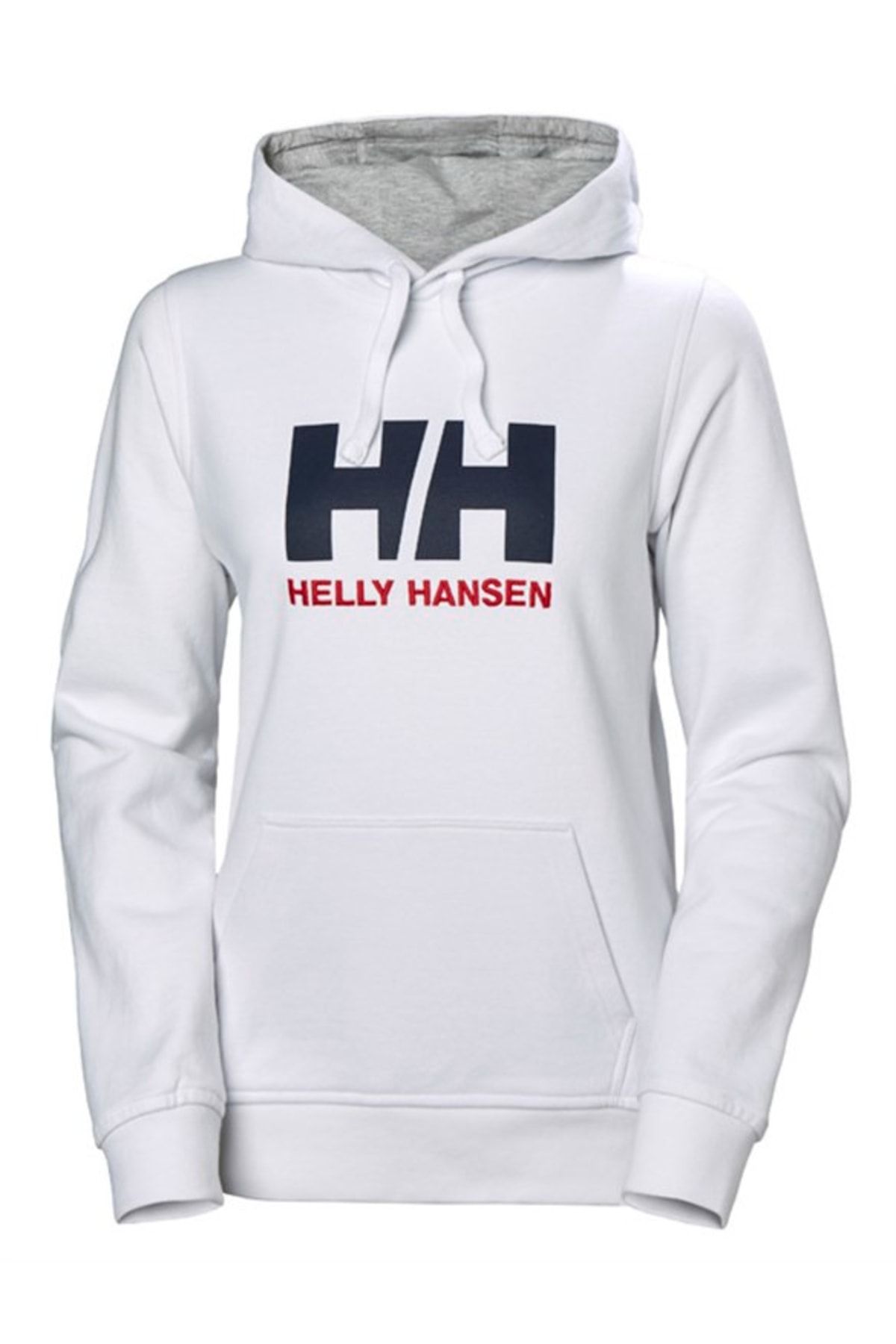 Helly Hansen W Hh Logo Kapüşonlu Kadın Sweatshirt - Beyaz