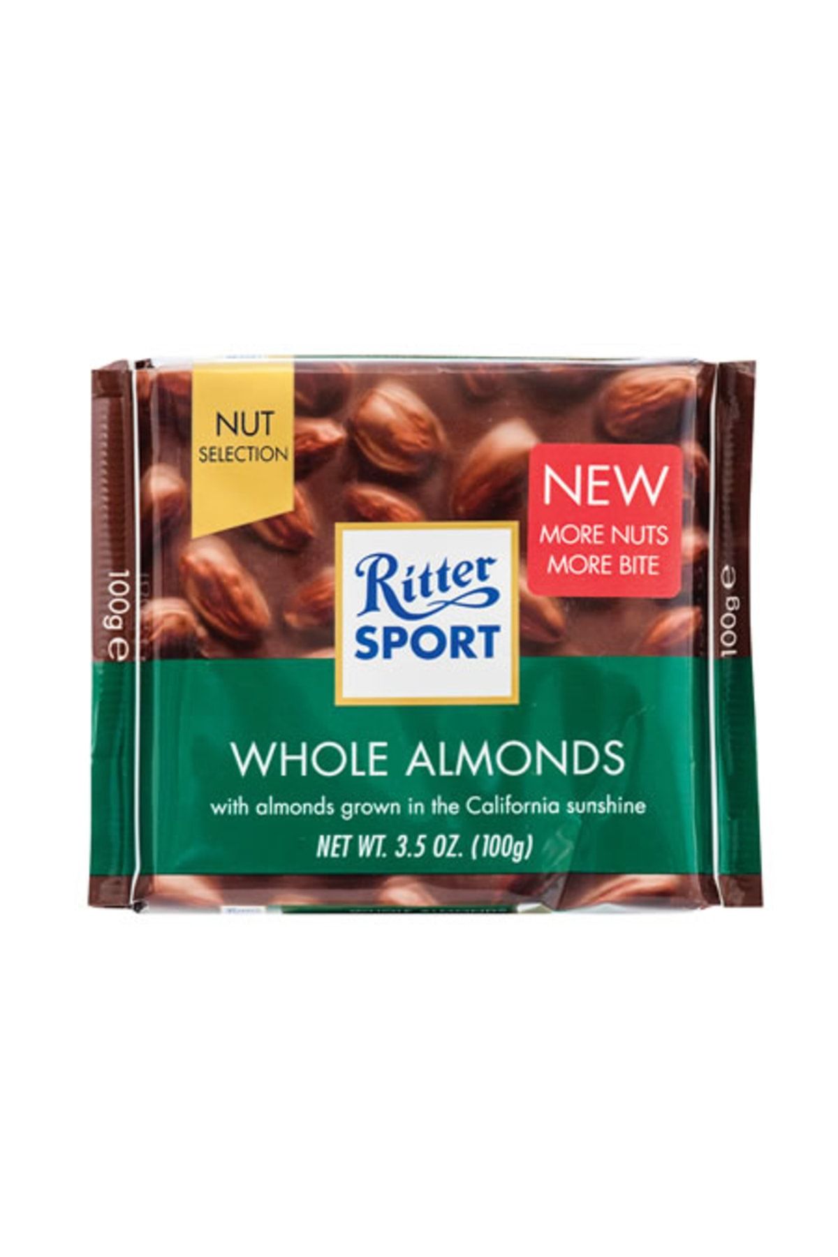 Ritter Sport Tane Bademli Sütlü Çikolata 100 G Alman Çikolatası