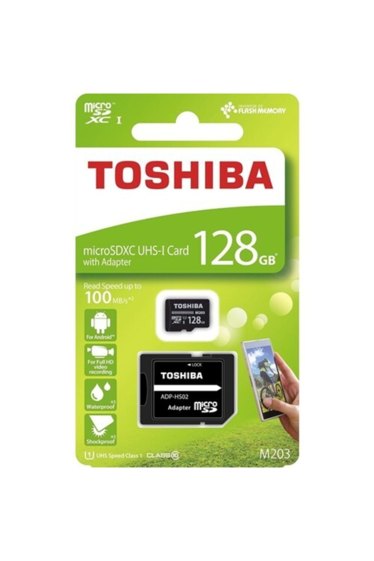 Toshiba 128gb 100mb/sn Microsdxc™ Uhs-1 Class10 Excerıa Thn-m203k1280ea