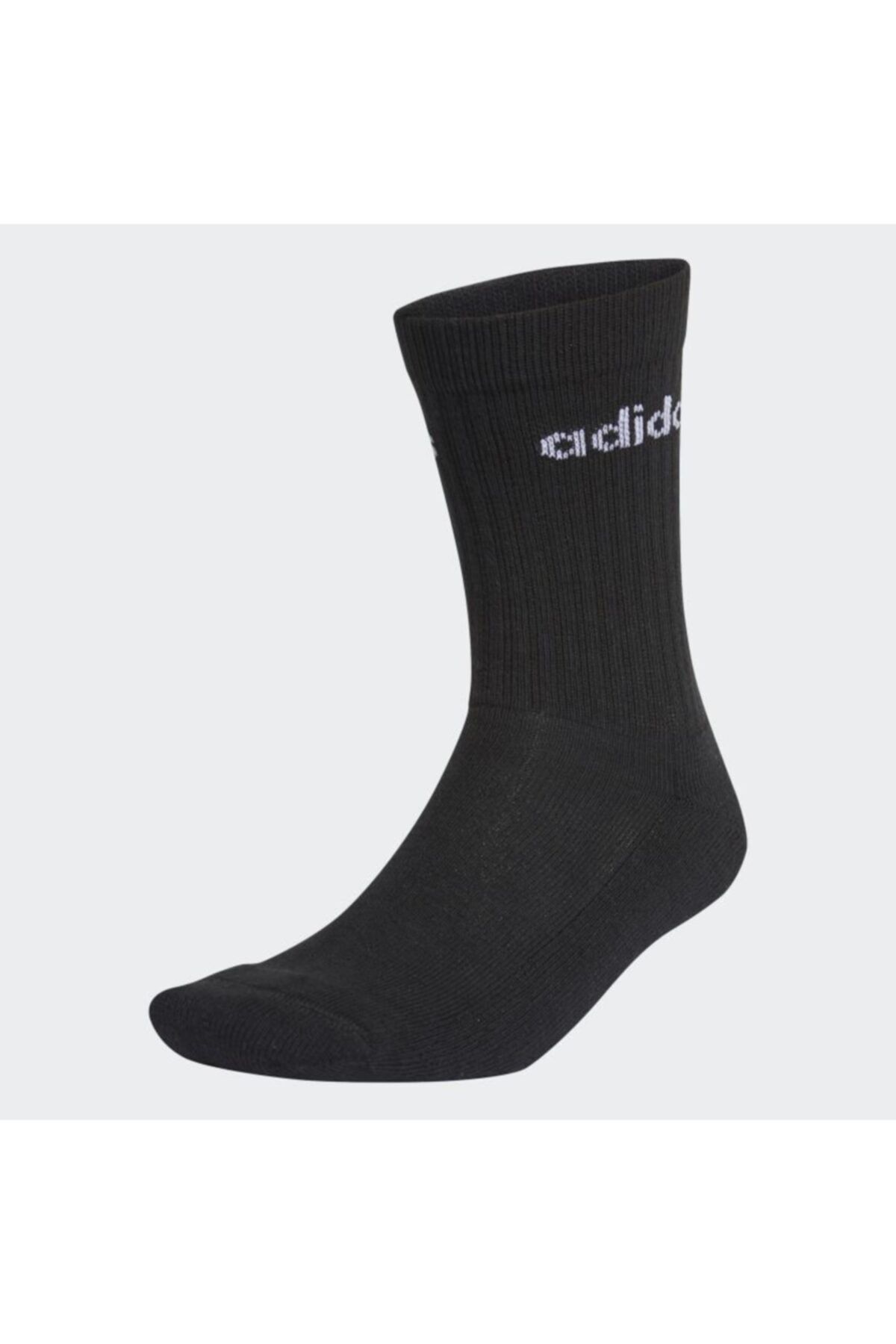 adidas Erkek Siyah Bilekli Çorap 3 Çift