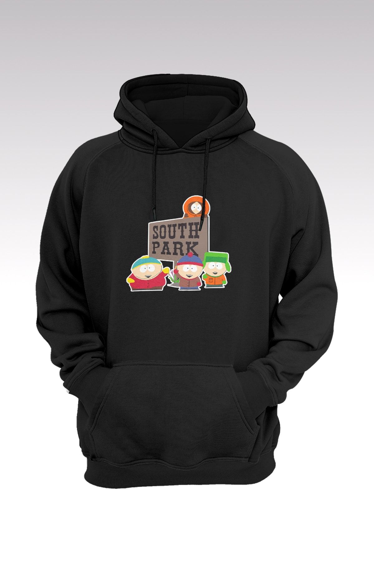 Tonny Mood South Park 154 Siyah Kapşonlu Sweatshirt - Hoodie