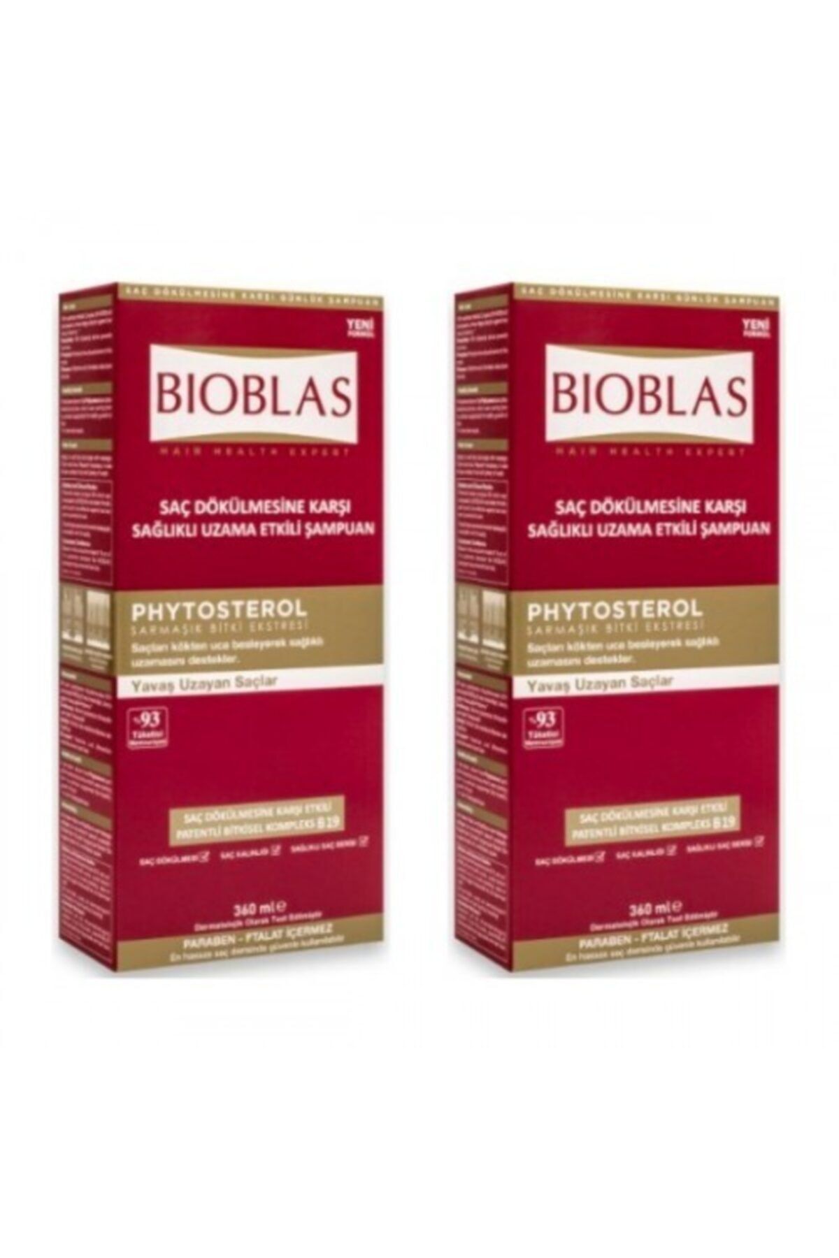 Bioblas Bıoblas Şamp 360ml X2 Adet Saç Dökülmesine Karşı Sağlıklı Uzama Etkili Şamp
