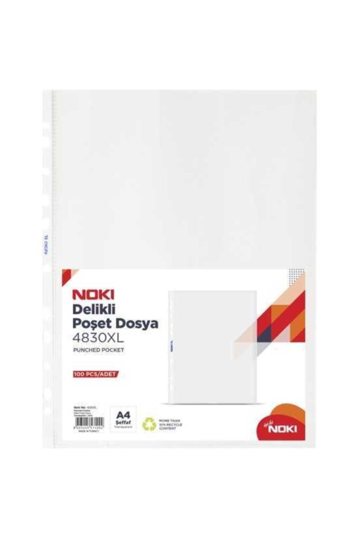 Noki 4830xl Poşet Dosya 100'lü Paket 5 Adet