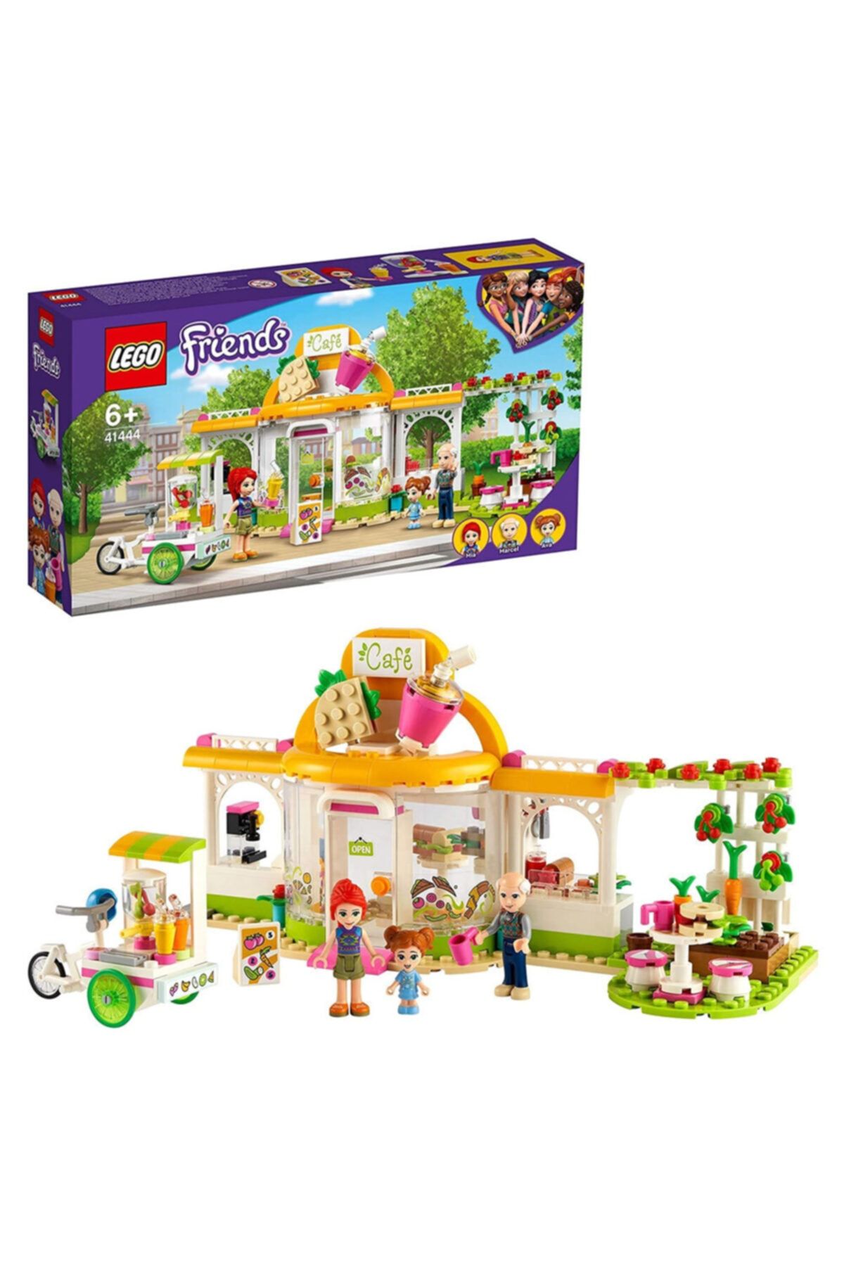 LEGO ® Friends Heartlake City Organik Kafe 41444 Yapım Seti; Modern Yaşam Setinde Friends Mia Bu