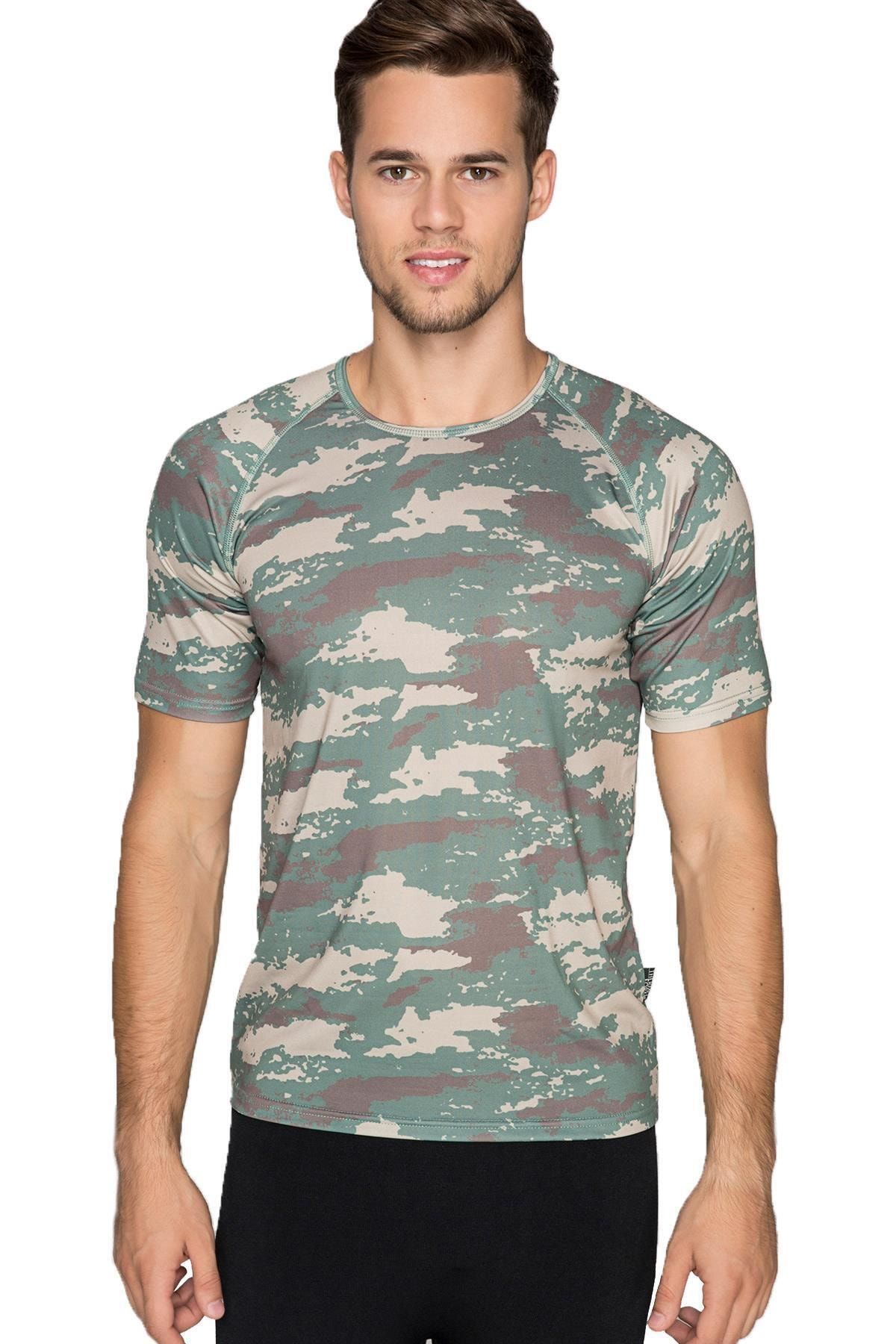 Thermoform Erkek Termal T-shirt Yeşil (Hzt1805-ysl)
