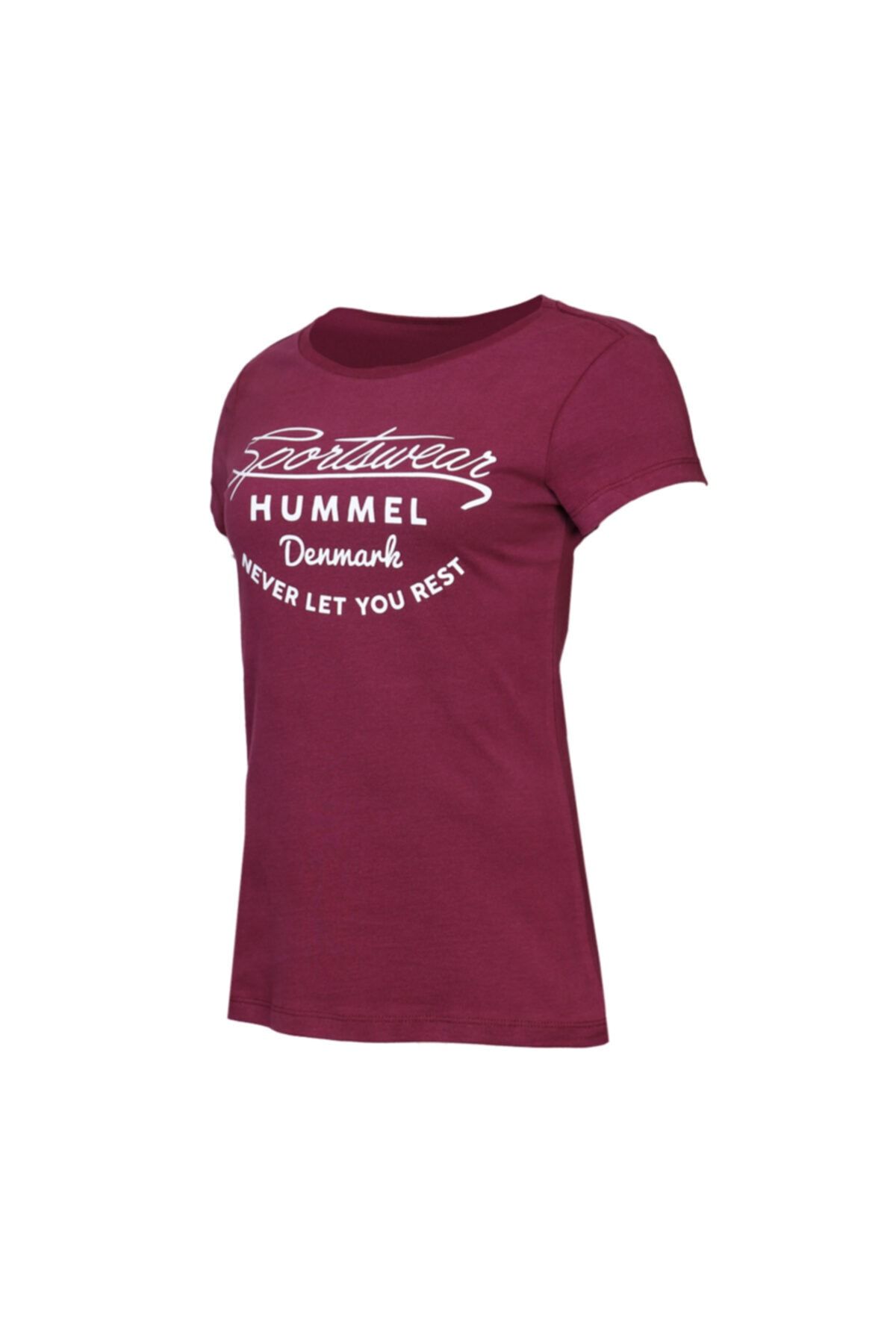 hummel HMLKUMIN T-SHIRT S/S Mor Kadın T-Shirt 100580984