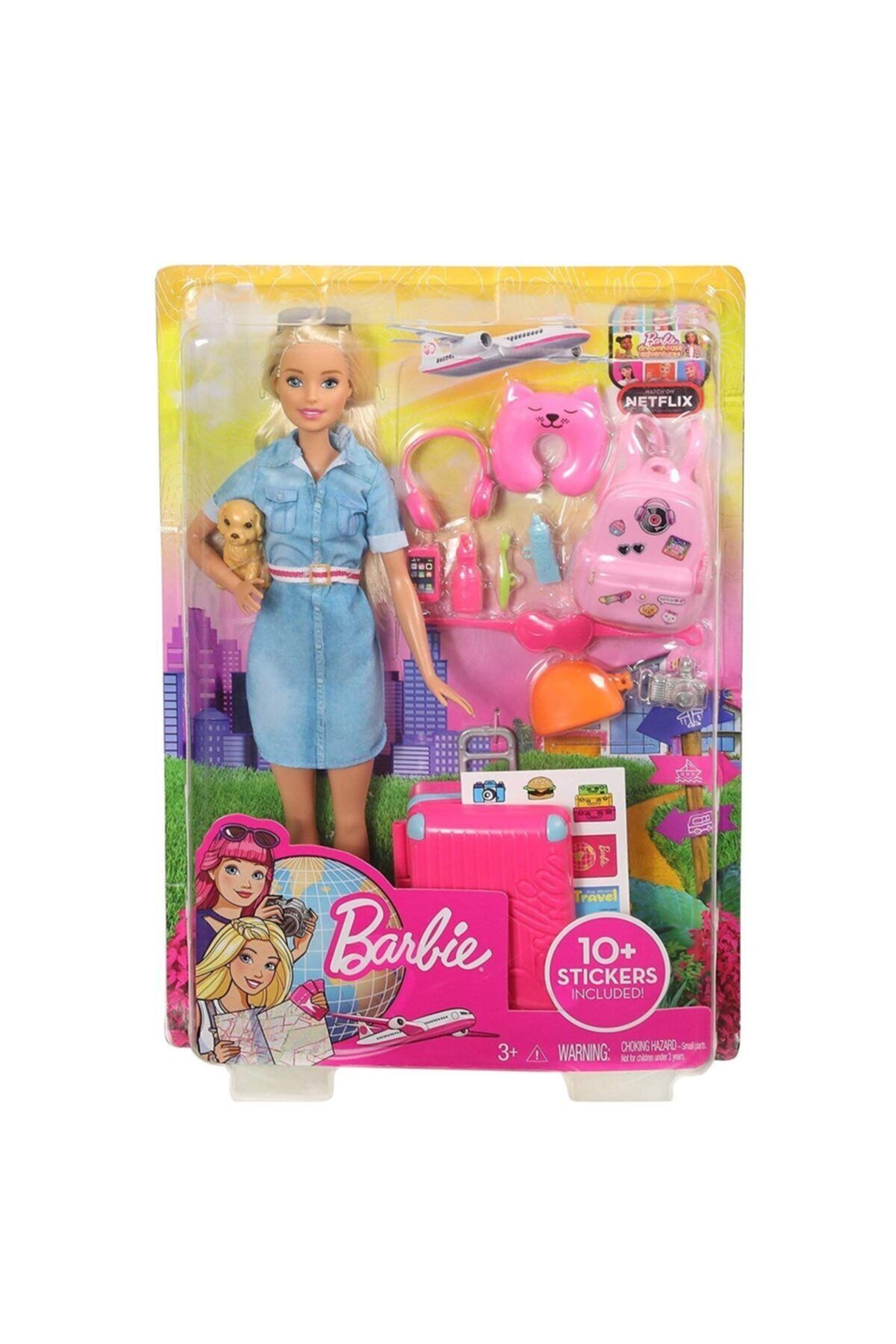 Barbie Seyahatte Bebeği Ve Aksesuarları Fwv25 Matfwv25