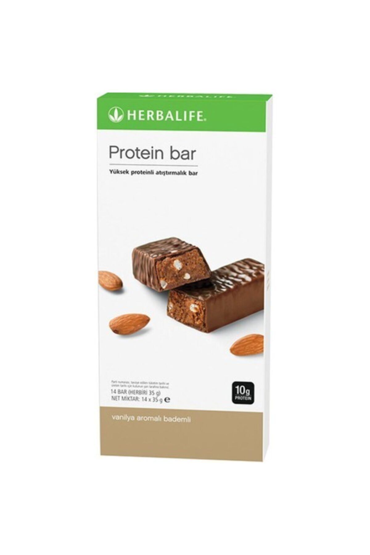 Herbalife Protein Bar (Vanilya Aromalı Bademli ) 14 'lü Paket Her Biri 35 G