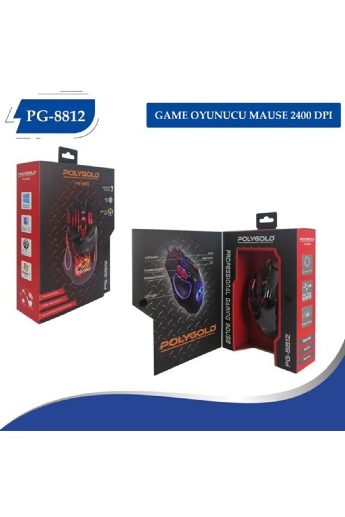 Polygold Pg-8812 Gaming Mouse