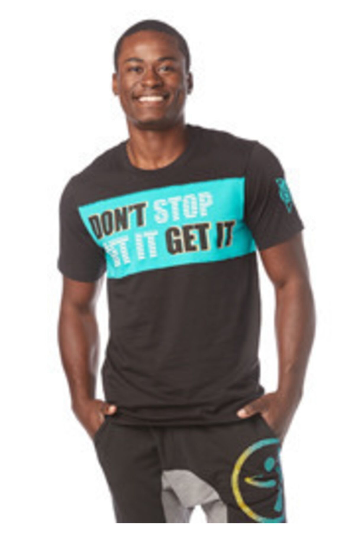 ZUMBA Erkek Kahverengi Spor T-Shirt