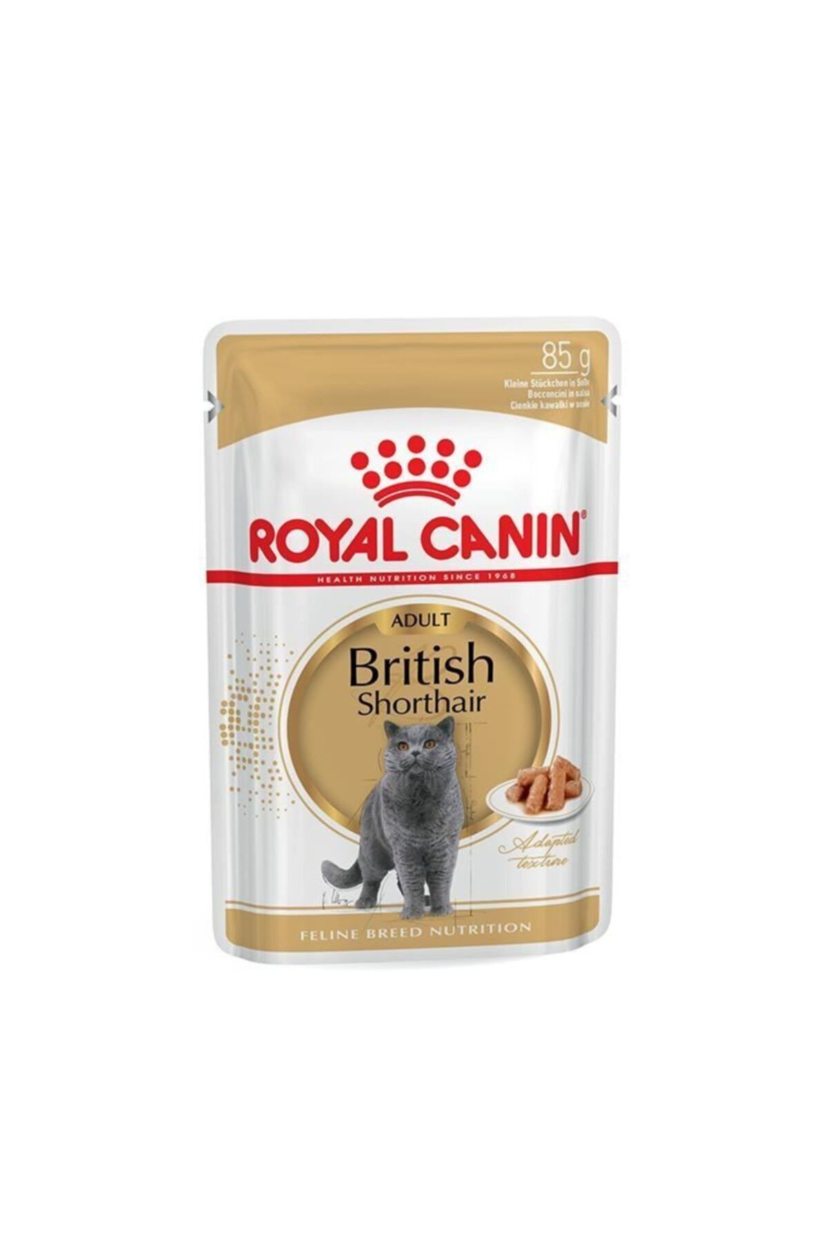 Royal Canin British Shorthair Adult Pouch Yetişkin Kedi Yaş Maması 85 gr