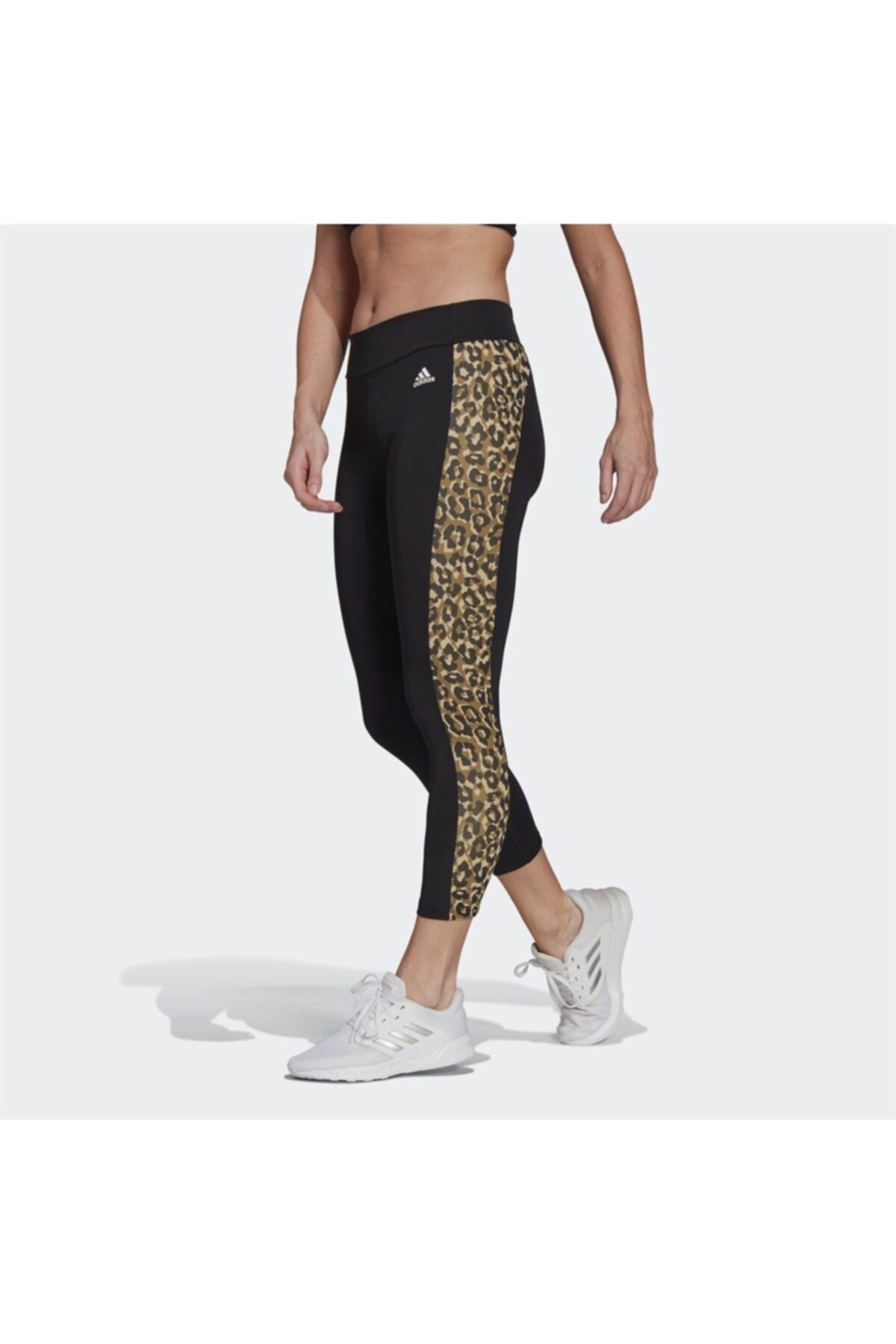 adidas Kadın Desgined To Move Aeroready Leopard Print 7/8  Tayt