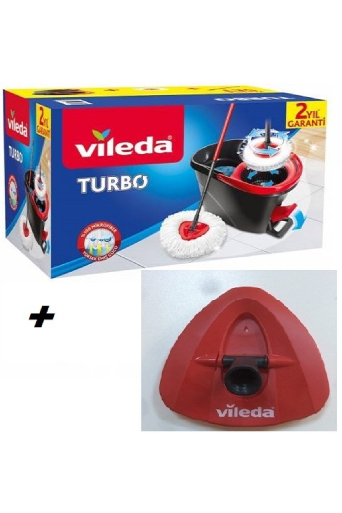 Vileda Turbo Pedallı Temizilik Set Takımı + Üçgen Aparat