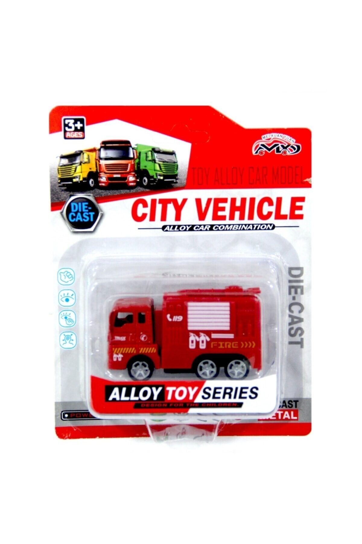 CanEm Kırmızı City Vehicle Model İtfaiye Araçları