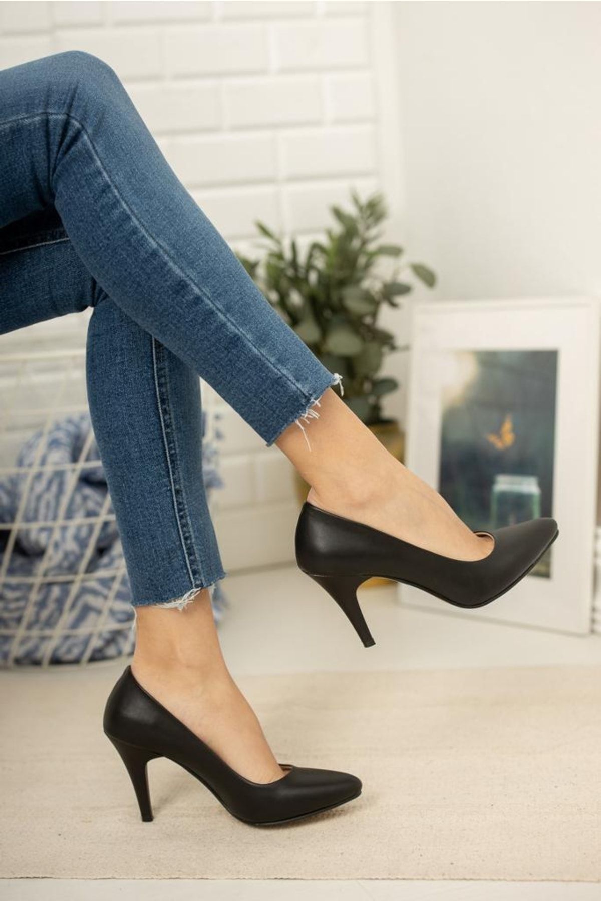 Demashoes Kadın Stiletto Topuklu Ayakkabı