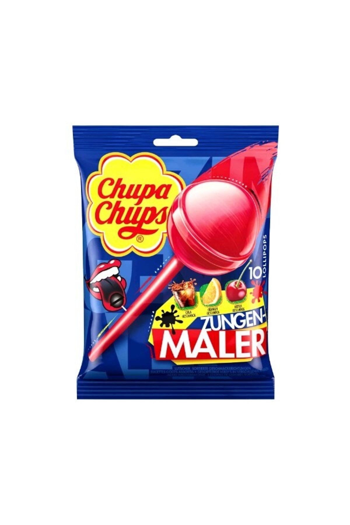 Chupa Chups Zungenmaler Lollipops 10 Adet