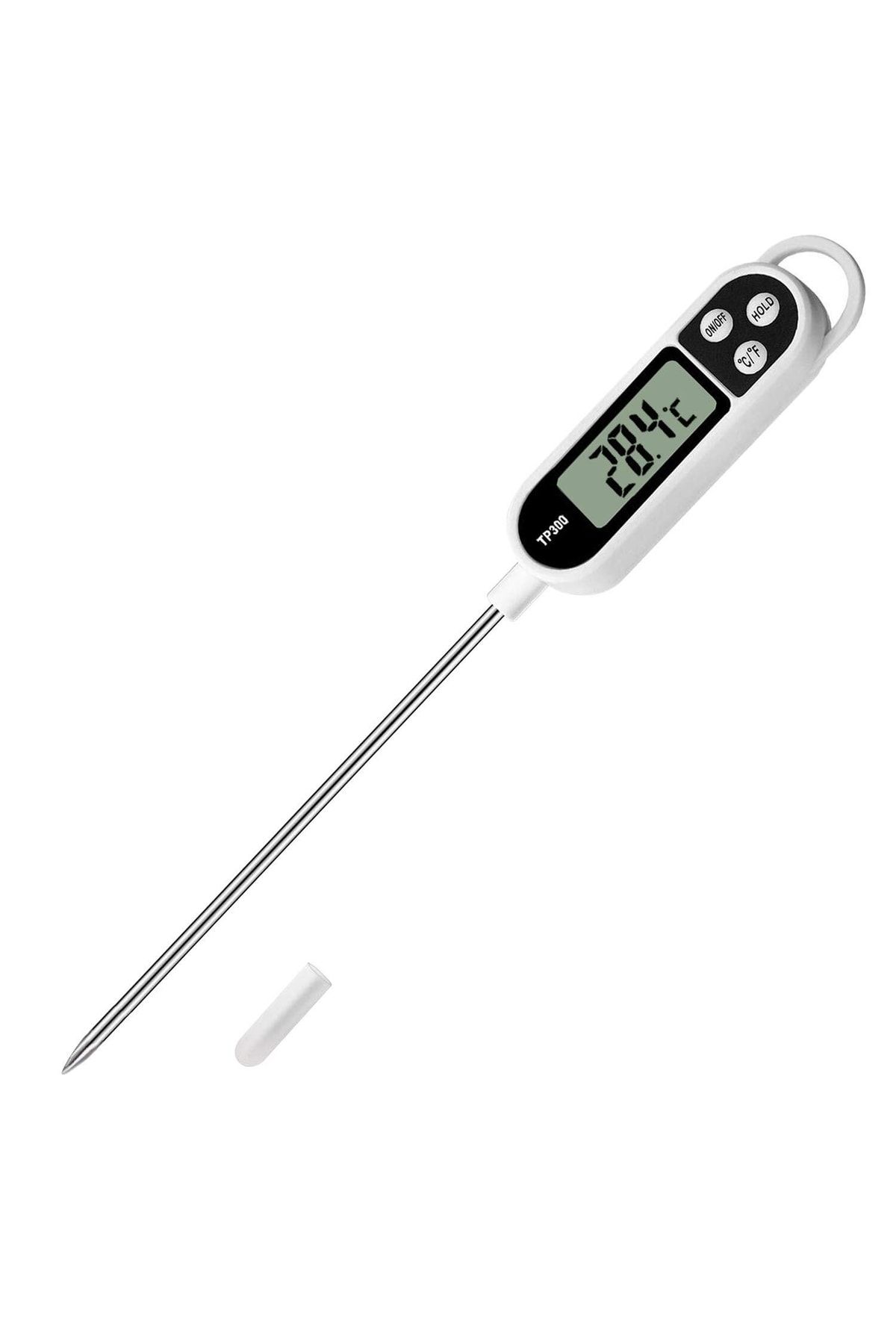 Unichrome Çubuk Termometre Sıvı Gıda Et Su Yiyecek Sıcaklık Ölçer Mutfak Tp300